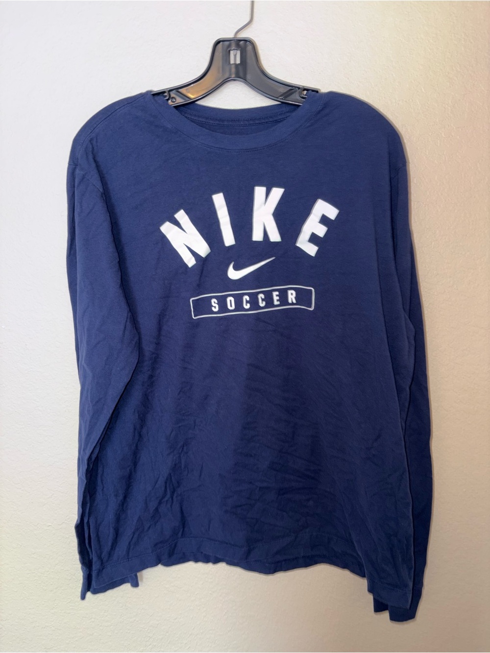 Nike Navy Blue Soccer Long Sleeve